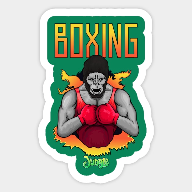 BOXING jungle Sticker by JaLand